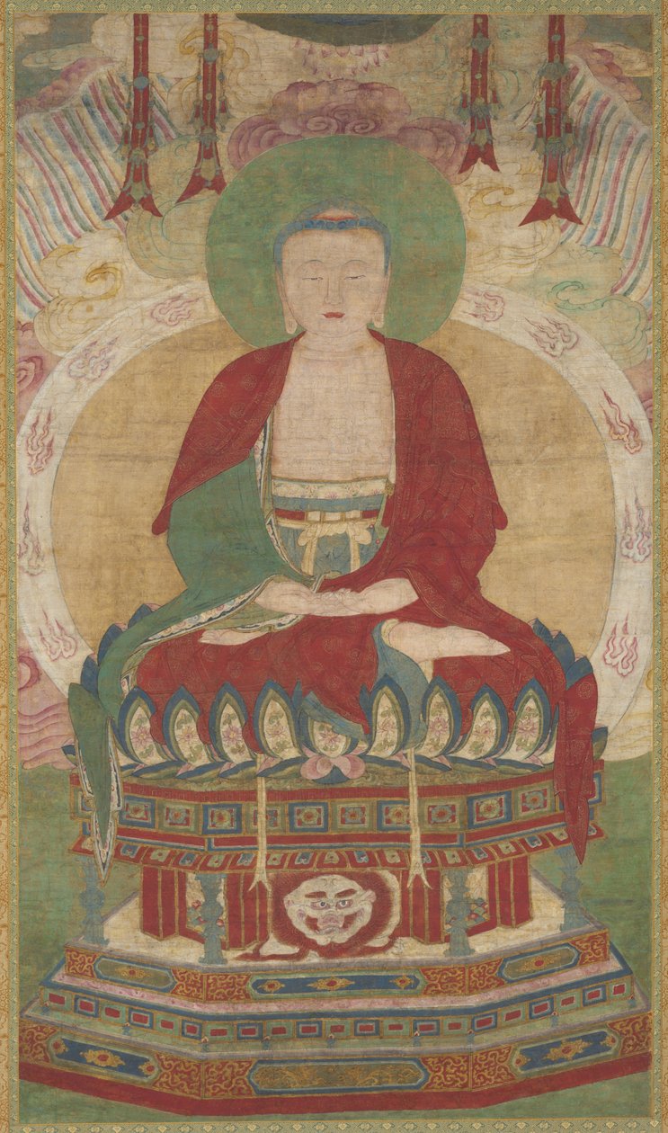 Sedící Amitabha, konec 1500-začátek 1600. od Unbekannt