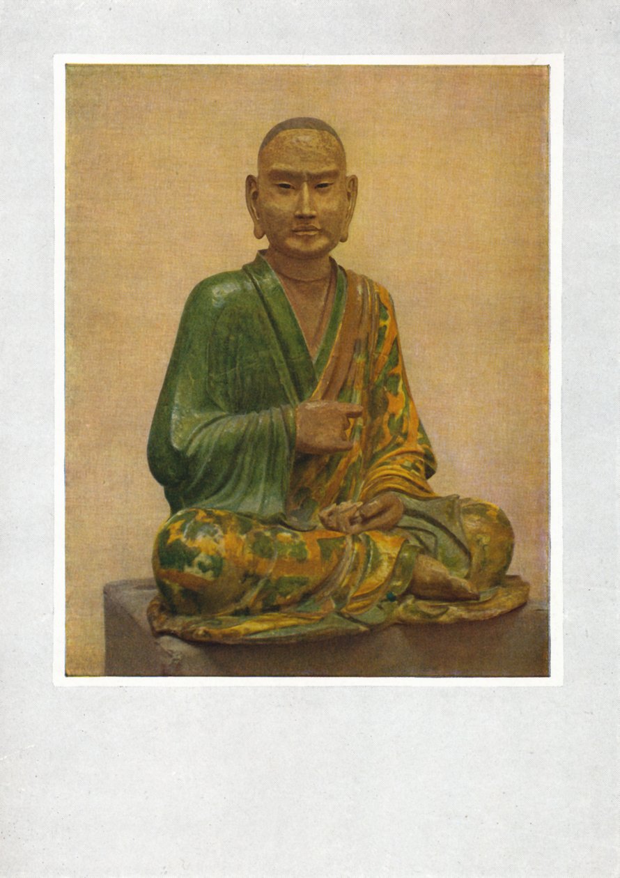 Sedící postava Lohan - dynastie Tang, c7. až 10. století našeho letopočtu, 1936 od Unbekannt