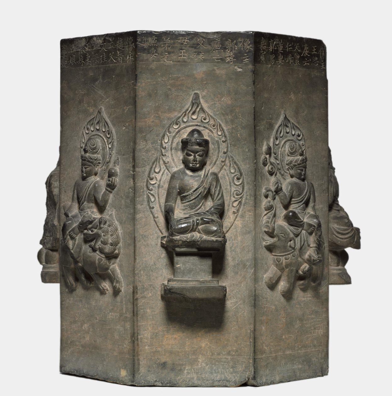 Sekce Dharani Pillar, dynastie Tang 618-907. od Unbekannt