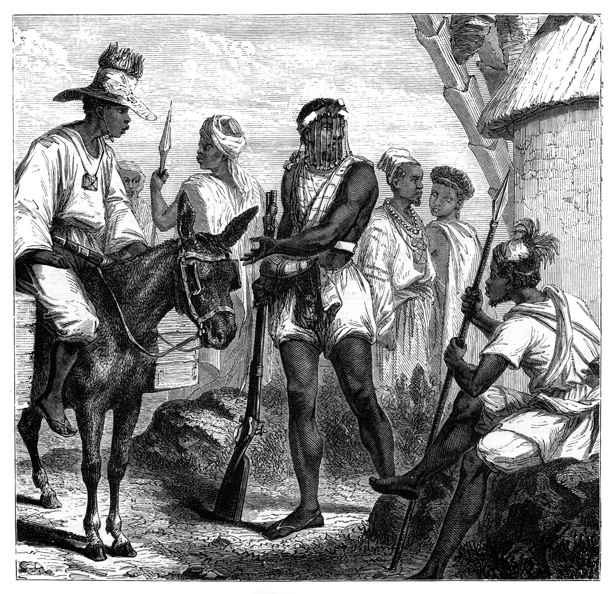 Senegalci, c1890 od Unbekannt