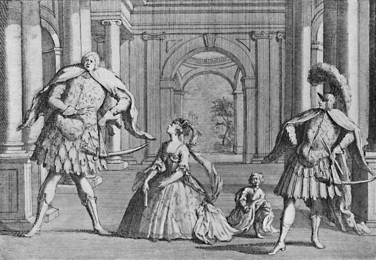 Senesino na jevišti, 1725, 1904 od Unbekannt