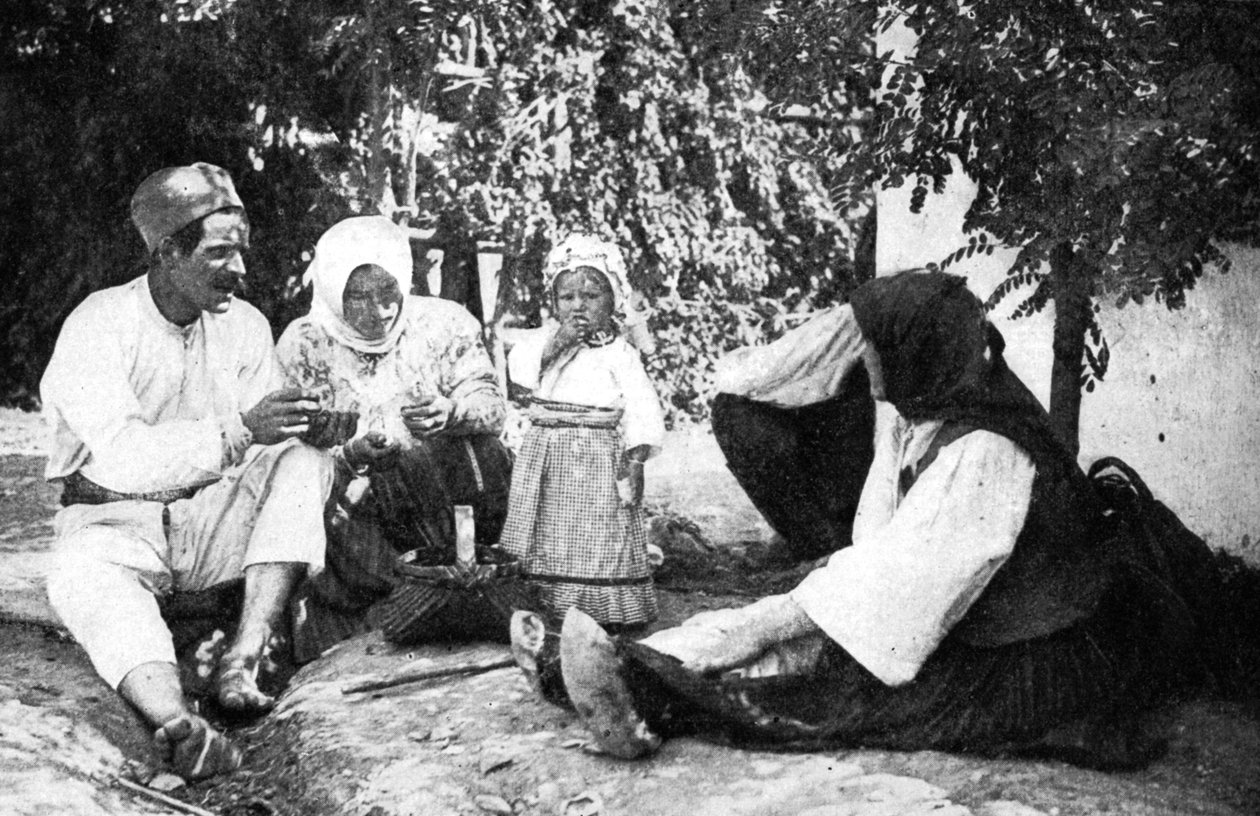 Srbská rodina vypráví příběh o vyvedení Rakušanů z Bosny, první světová válka, 1914 od Unbekannt