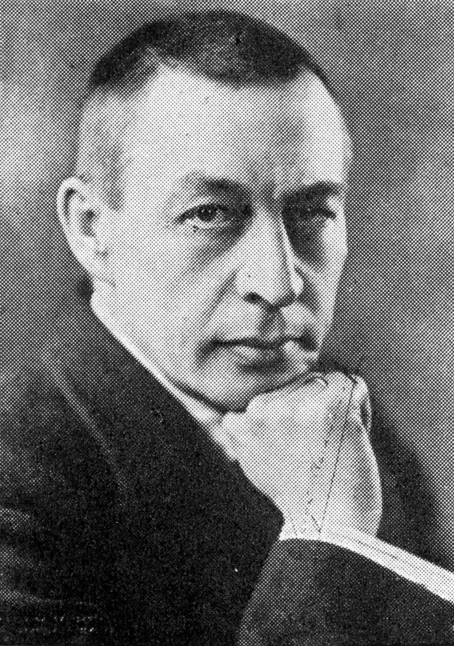 Sergej Rachmaninov 1873-1943, rusko-americký skladatel, pianista a dirigent od Unbekannt
