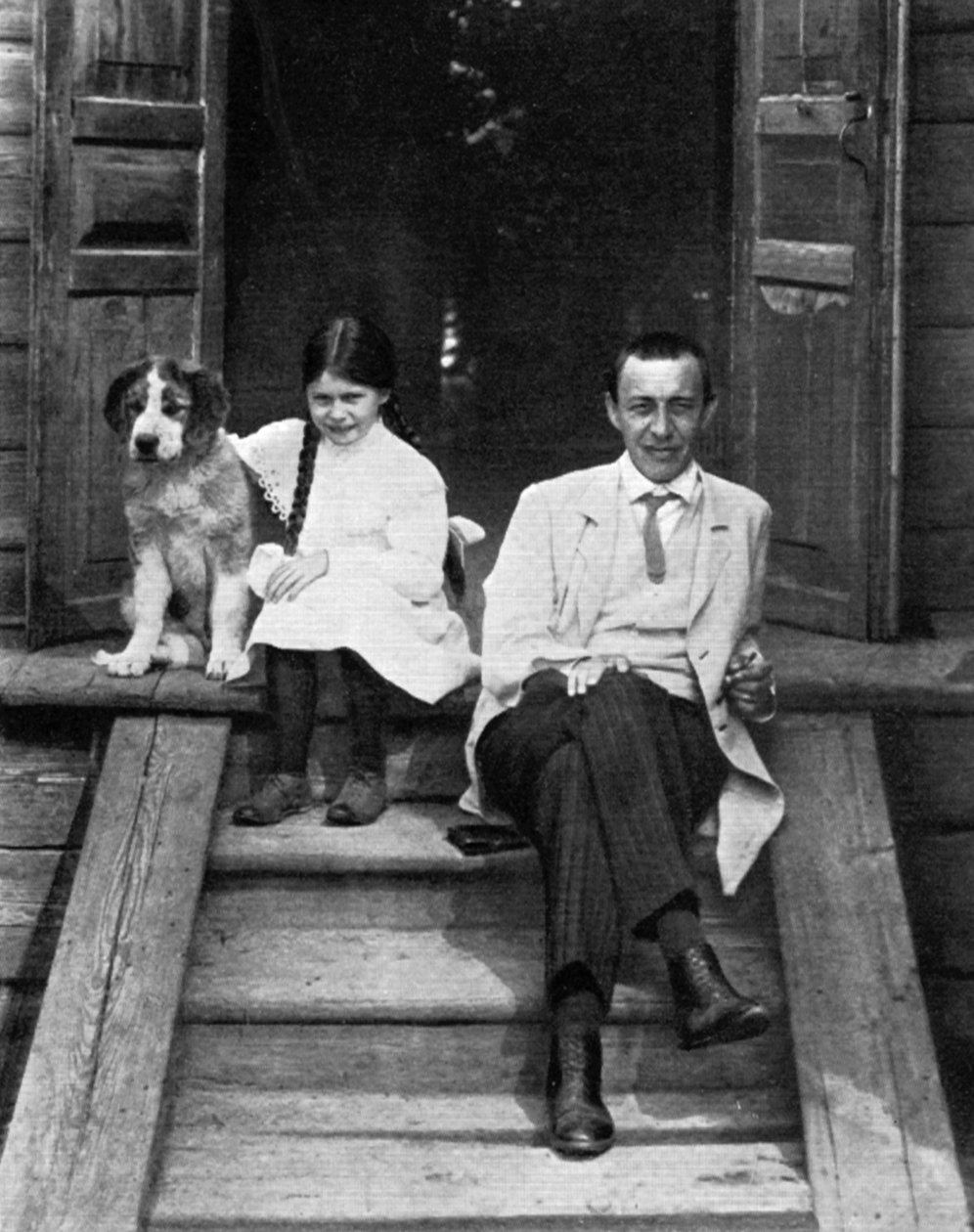 Sergej Rachmaninov , ruský skladatel, pianista a dirigent, Ivanovka, Rusko, 1913 od Unbekannt