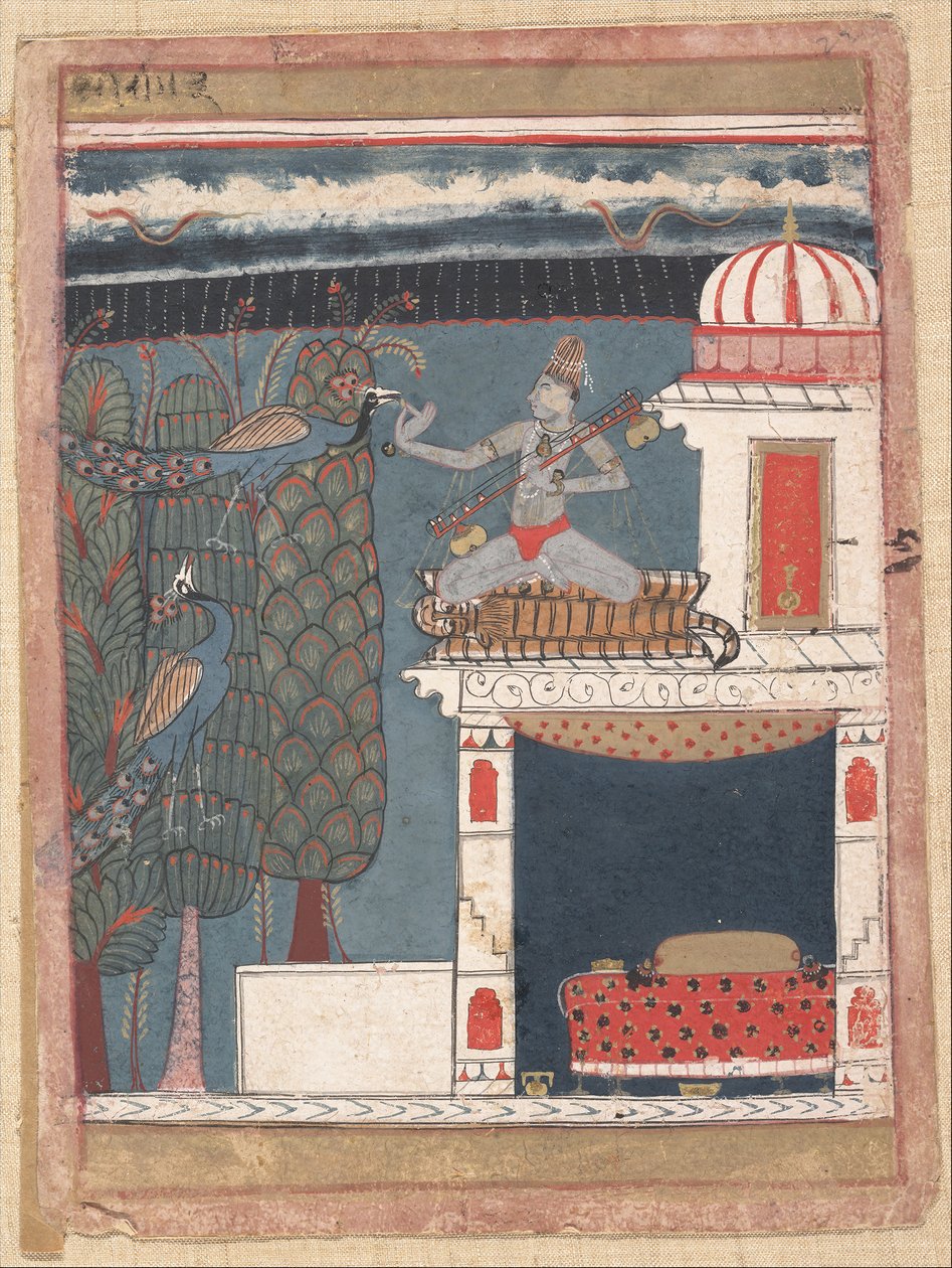 Setmalar Ragini: Folio ze série ragamala Garland of Musical Modes, ca. 1630-40. od Unbekannt