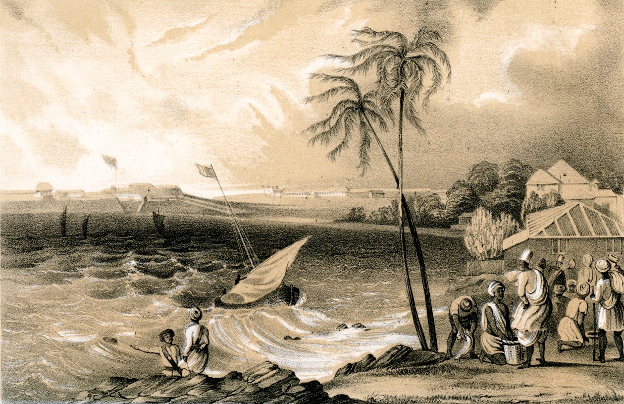 Zasazení monzunu, Cannanore Fort, 1847 od Unbekannt