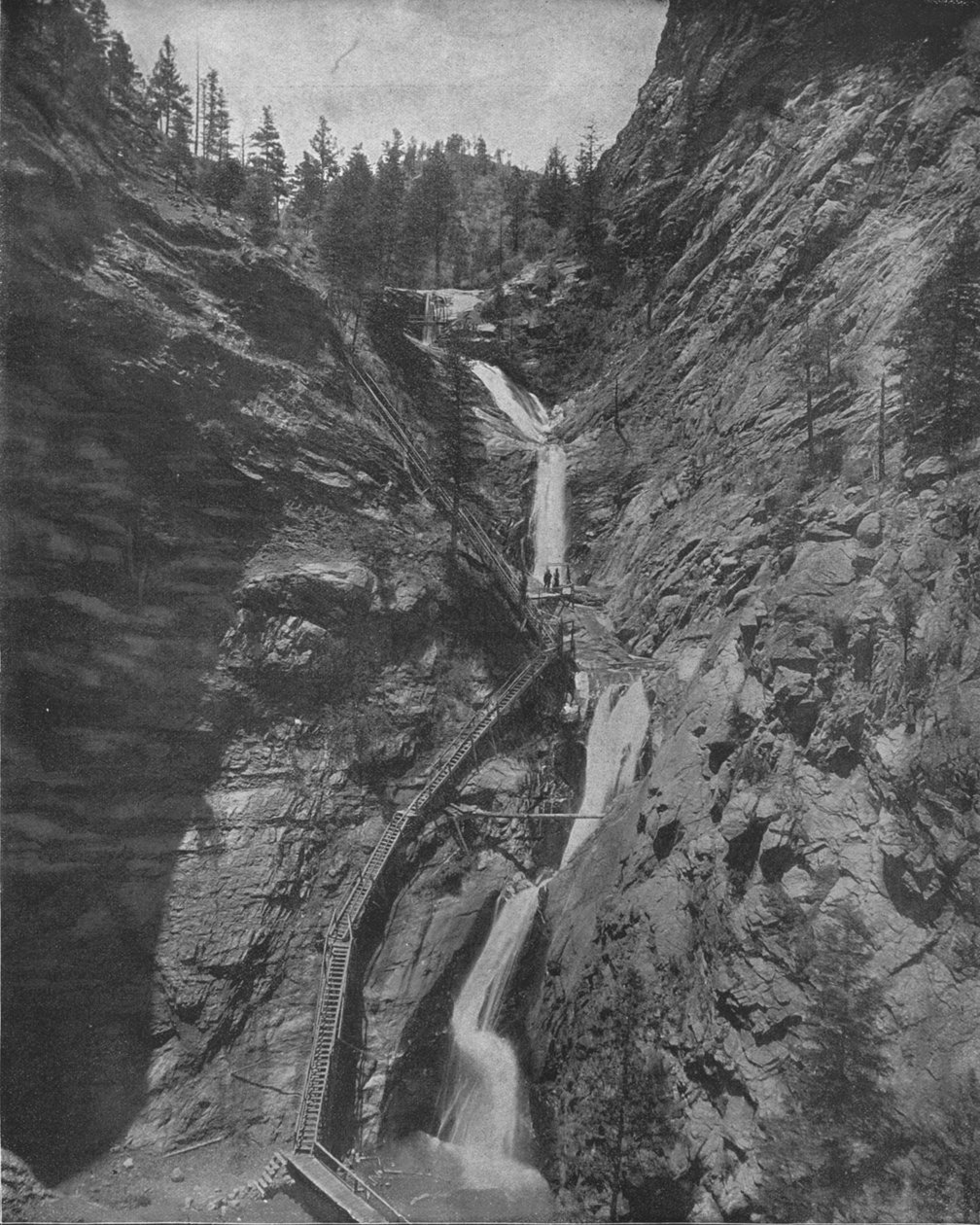 Seven Falls, Cheyenne Canyon, Colorado, USA, c1900. od Unbekannt