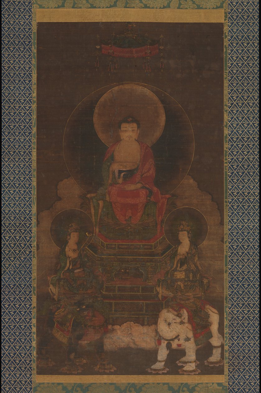 Shaka Shakyamuni Triáda, 13. století. od Unbekannt