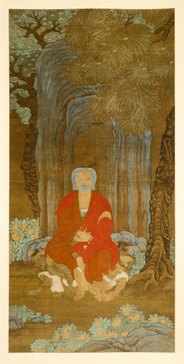 Šákjamuni pod stromem Bodhi, 1600-50. od Unbekannt