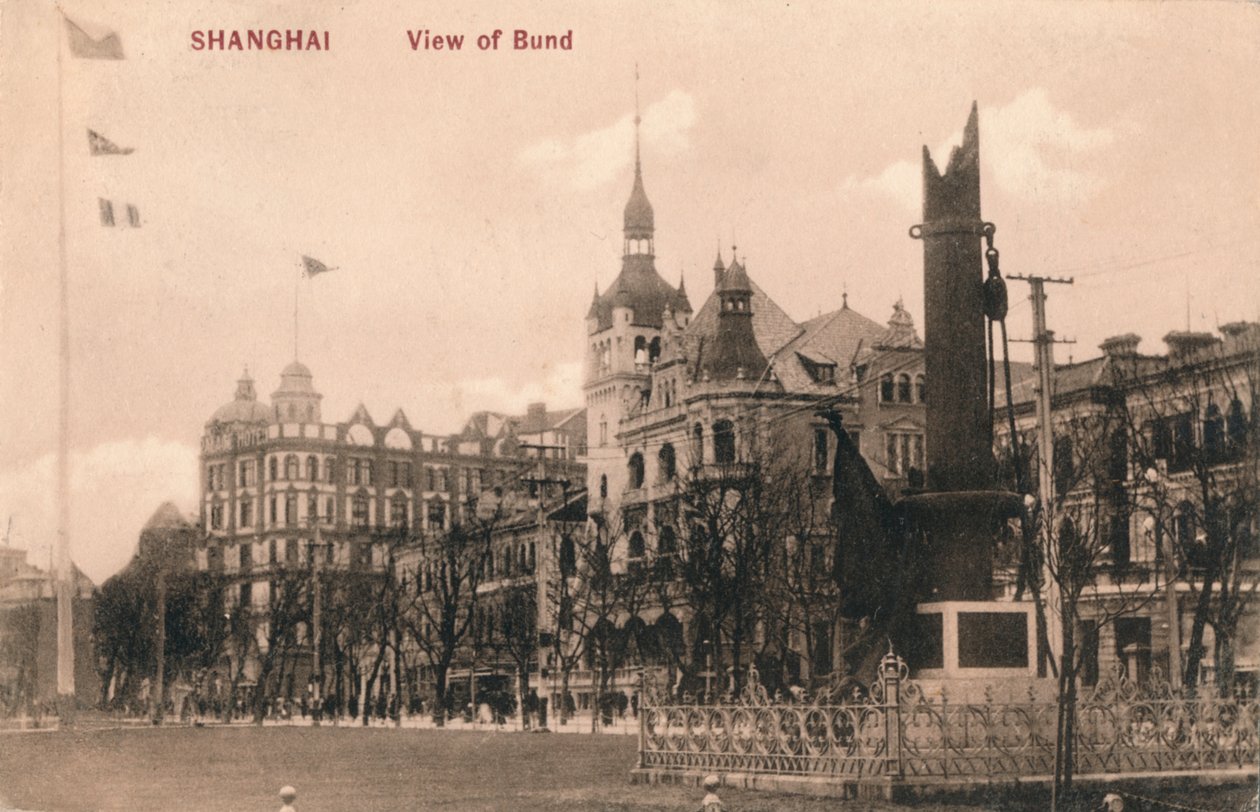 Šanghaj. Pohled na Bund, c1918 od Unbekannt