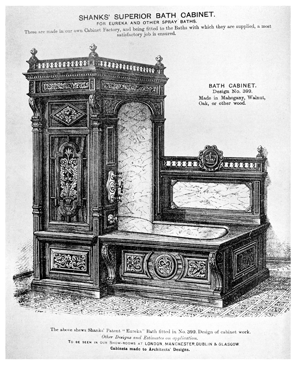 Koupelnová skříňka Shanks Superior, c1880 1956 od Unbekannt
