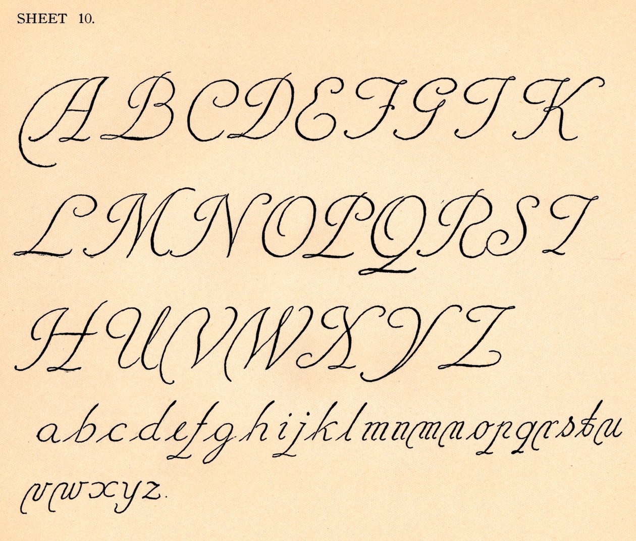 List 10, z portfolia abeced, 1929 od Unbekannt