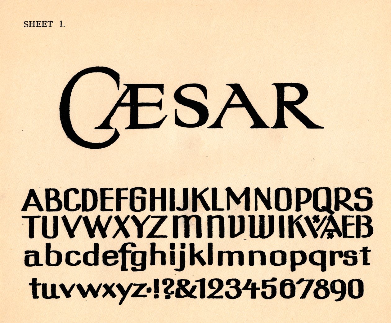 List 1, z portfolia abeced, 1929 od Unbekannt