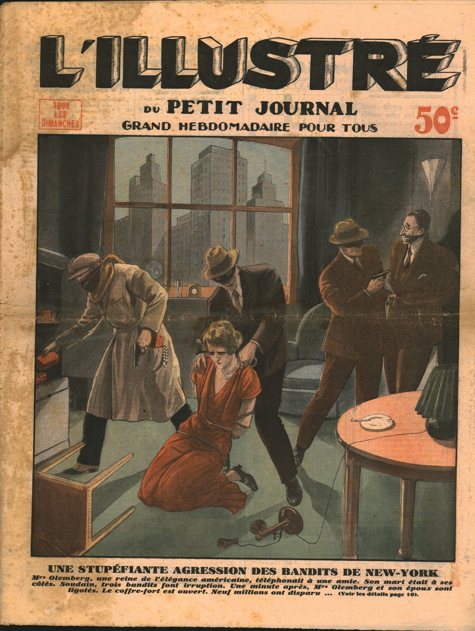Šokující loupež banditů v New Yorku, 1932. od Unbekannt