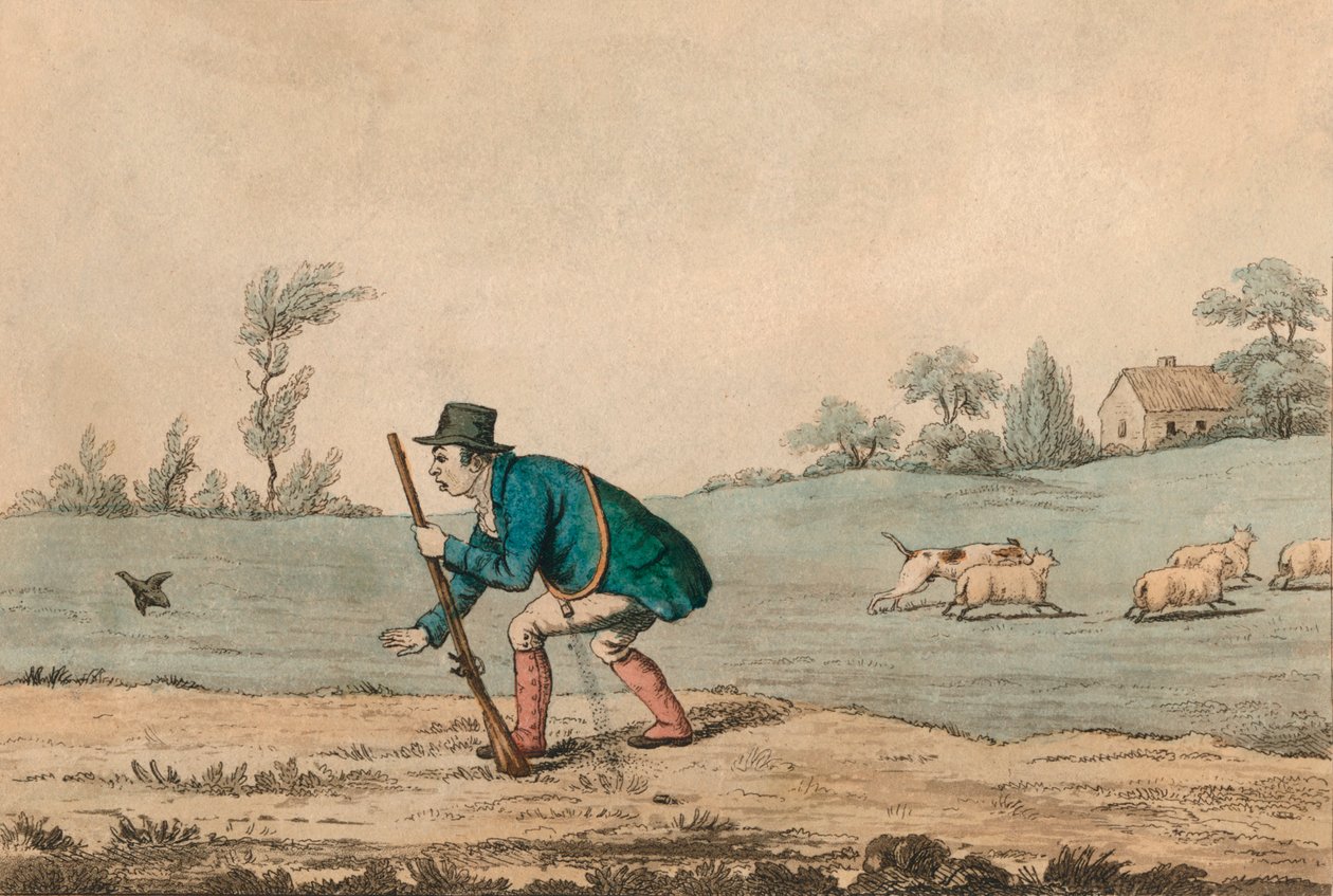 Scéna z natáčení, 1813. od Unbekannt