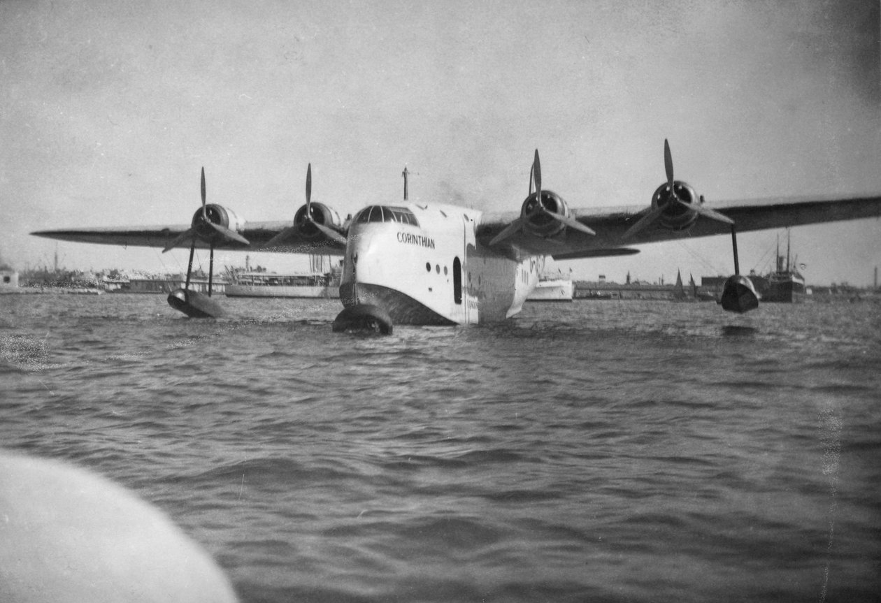 Létající člun Short Empire Corinthian, Alexandrie, Egypt, c1938-c1941 od Unbekannt