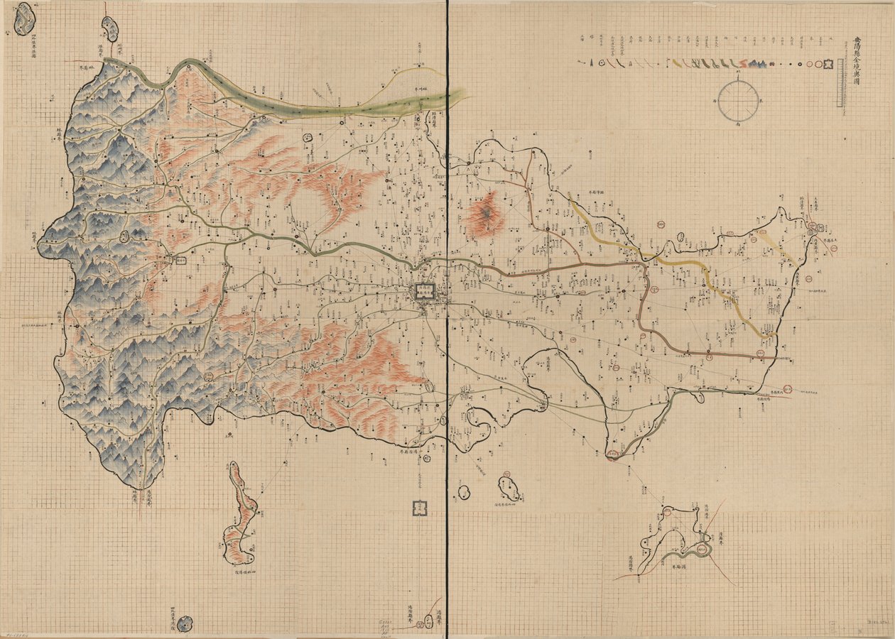 Zobrazuje hory, řeky, města, vesnice, trhy, chrámy a silnice v okrese Anyang v provincii Henan. Reliéf zobrazený obrázkově. Dostupné také prostřednictvím webové stránky Library of Congress jako rastrový obrázek. Předchozí signatura: G7823.A77 1910 .A5 Trez od Unbekannt