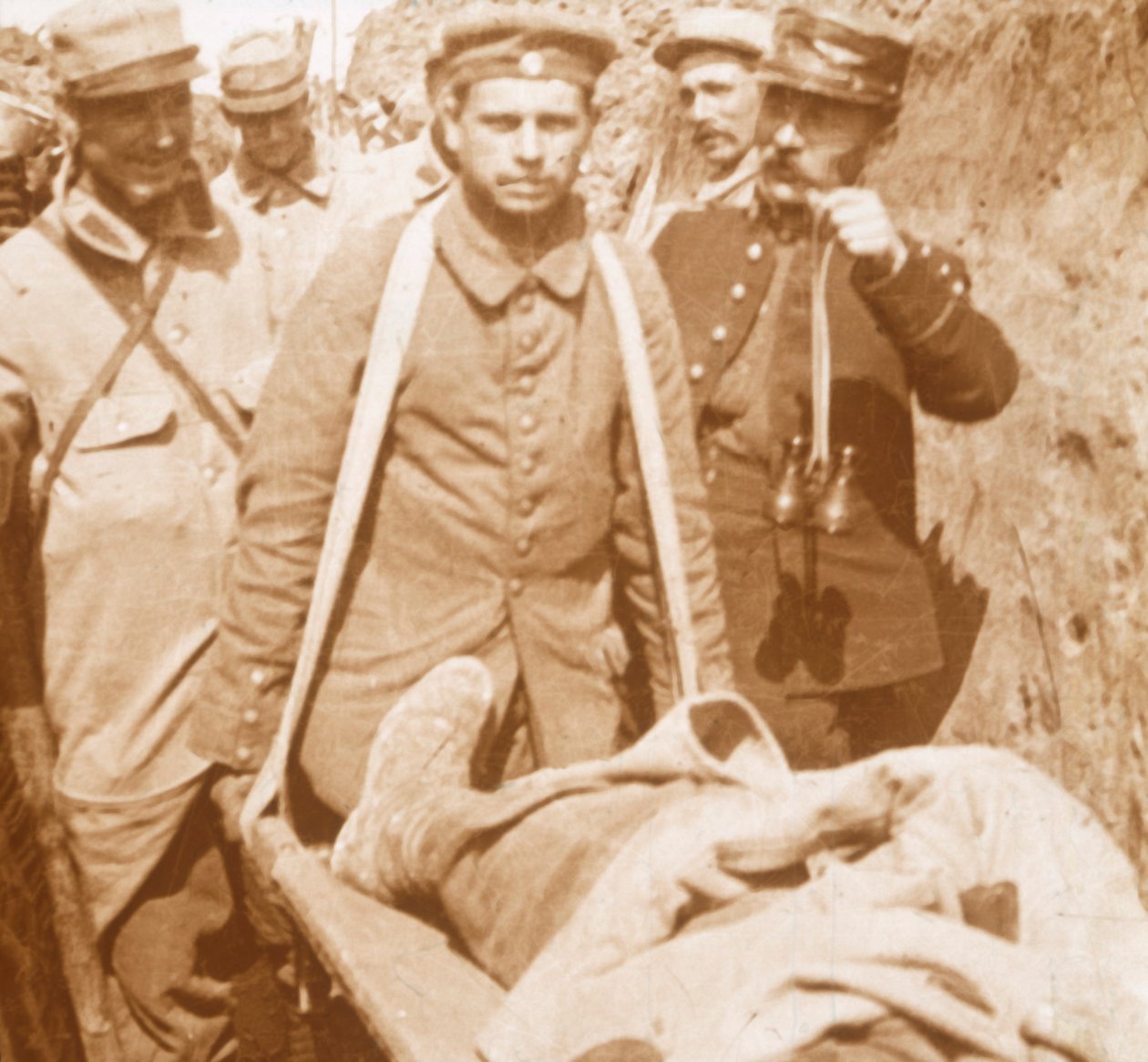 Příkopy Sidi-Brahim, Carency, severní Francie, c1914-c1918 od Unbekannt