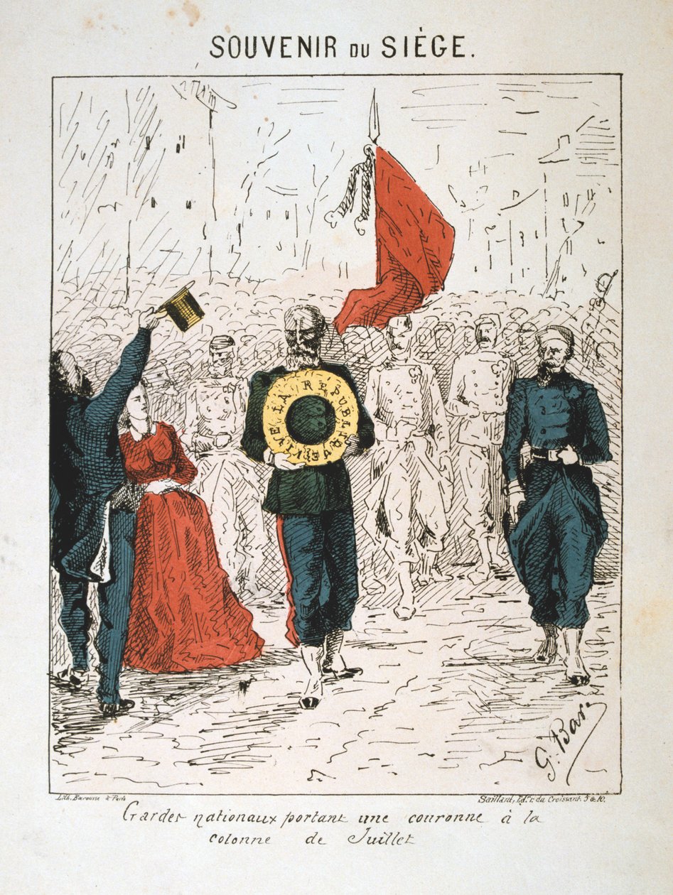 Siege of Paris, 1870-1871. od Unbekannt