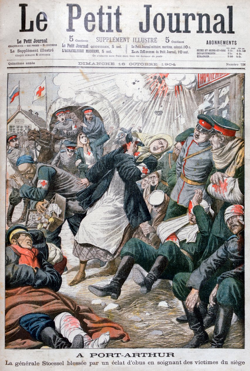 Obléhání Port Arthur, rusko-japonská válka, 1904 od Unbekannt