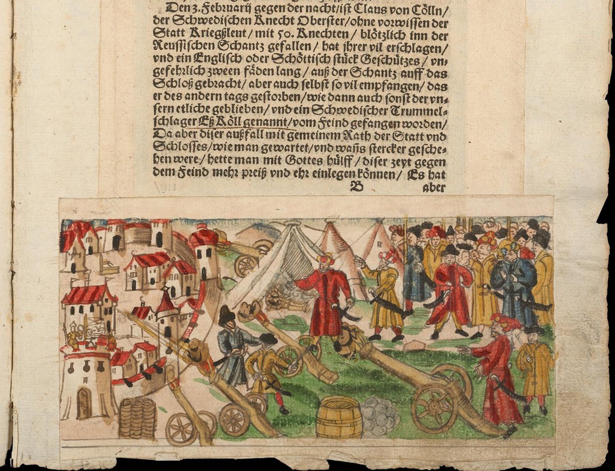 Obléhání Revalu Rusy v roce 1578. Ze sbírky zpráv Johanna Jakoba Wicka... od Unbekannt