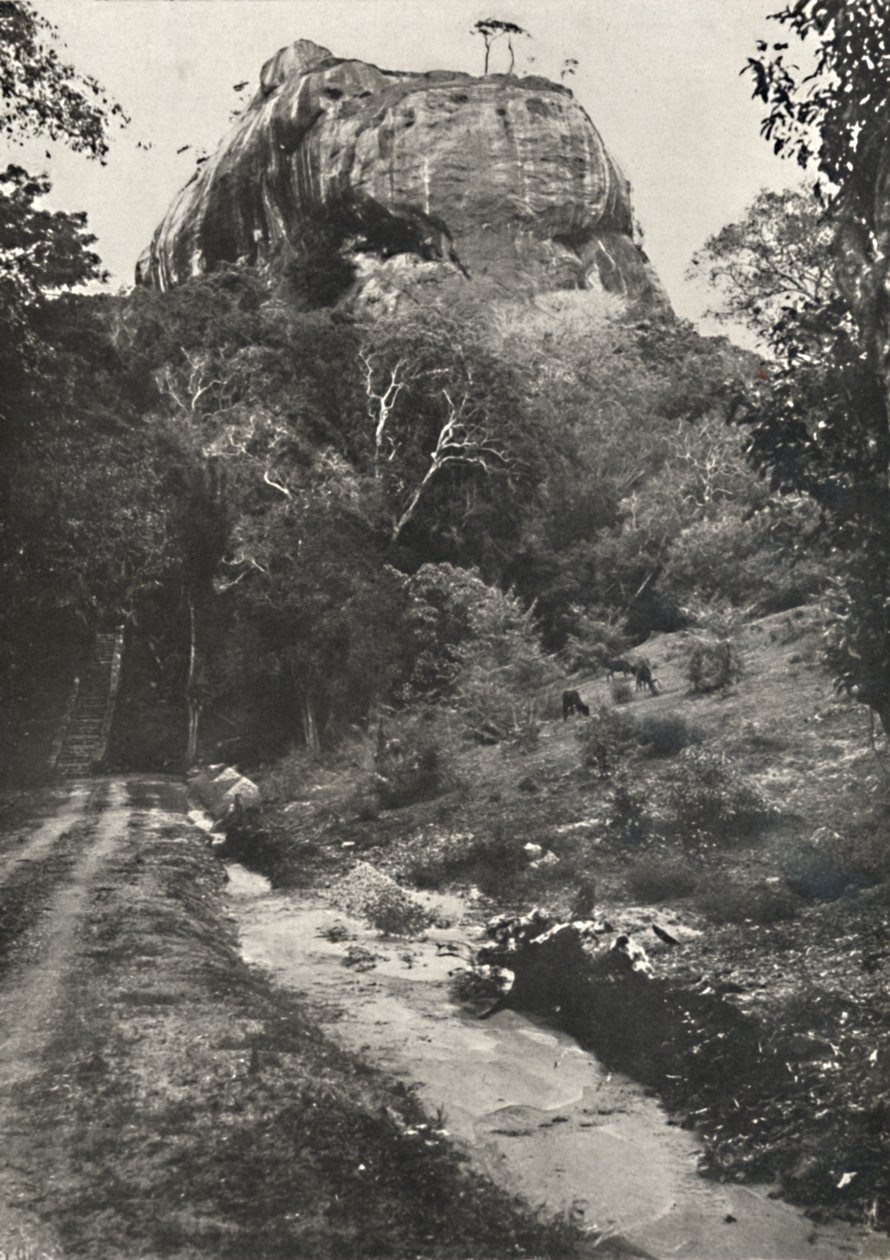 Sigiri, von Suden gesehen, 1926 od Unbekannt