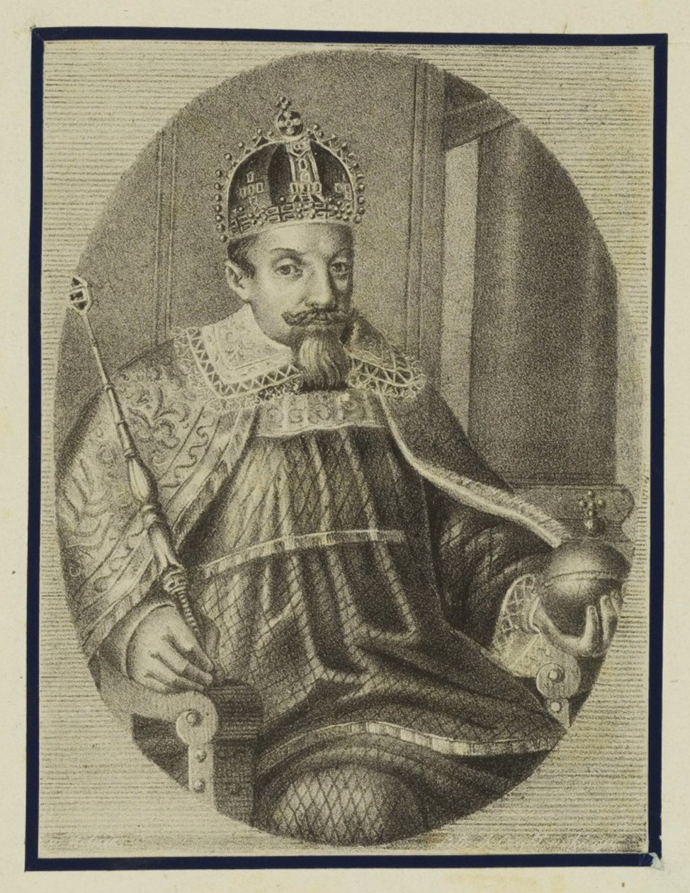 Sigismund III Vasa, král Polska, počátek 17. století. od Unbekannt