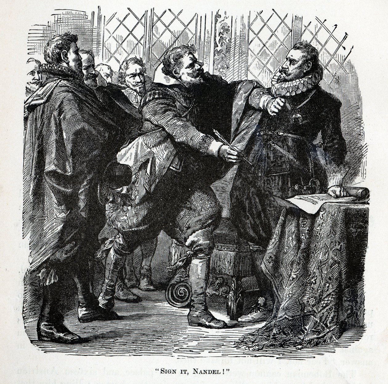 Podepiš to, Nandele!, 1882 od Unbekannt