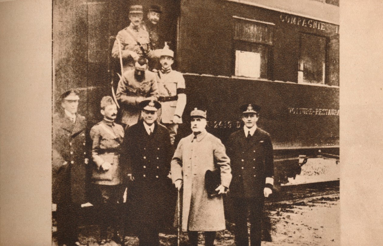 Podepsání příměří k ukončení první světové války, 11. listopadu 1918 1935 od Unbekannt