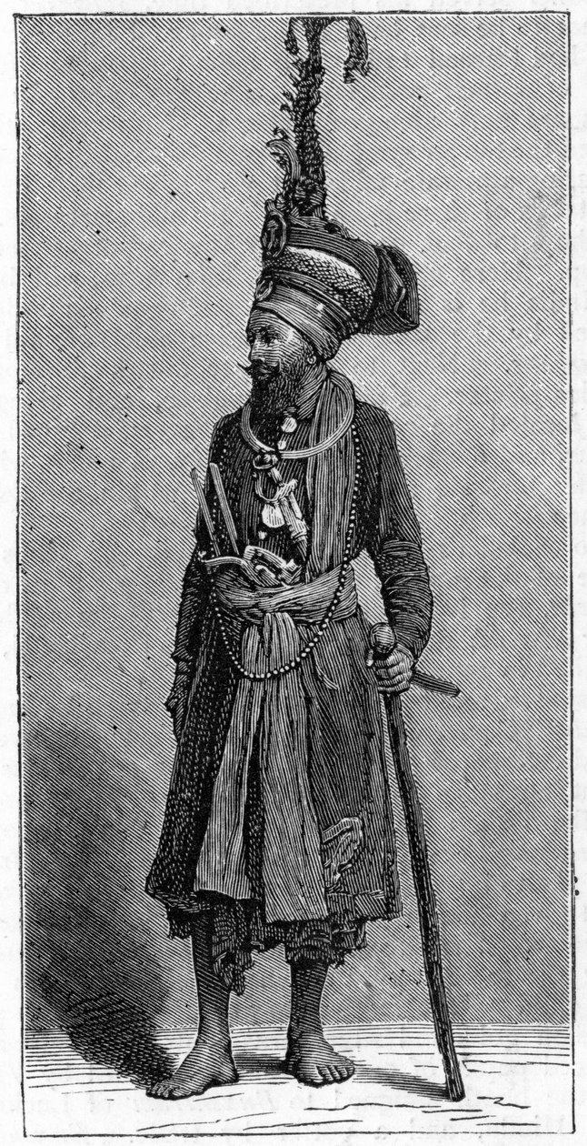 Náčelník Sikhů, 1886 od Unbekannt