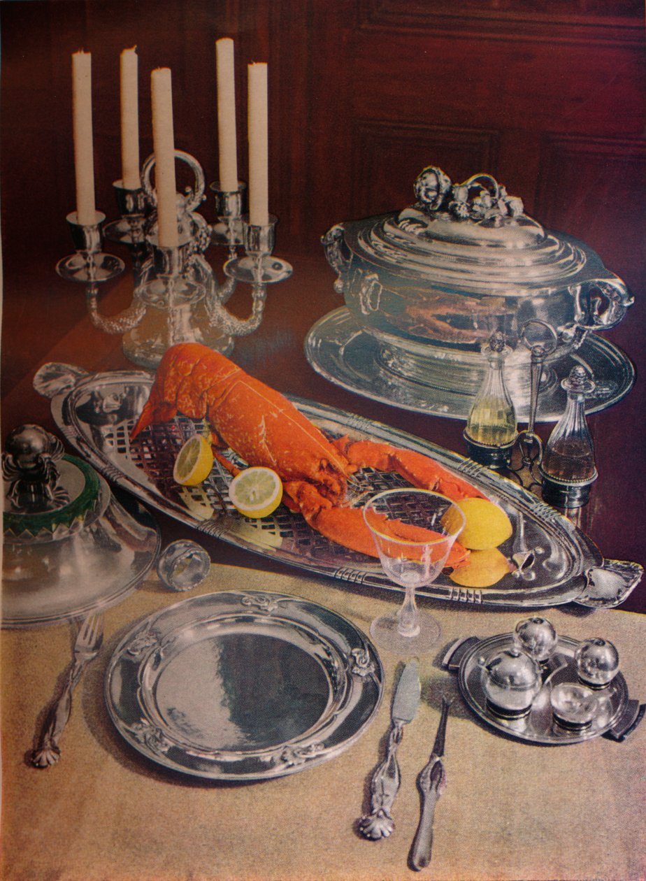 Stříbrná večeře, 1936. od Unbekannt