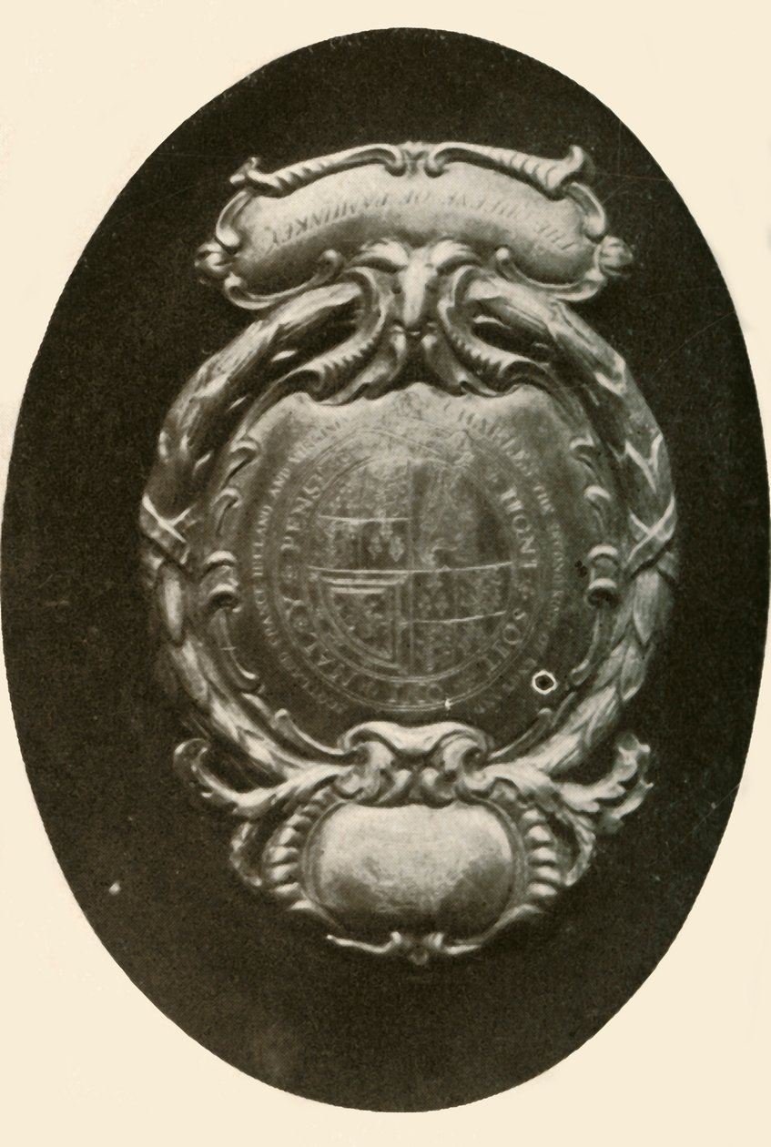 Stříbrná přední strana s anglickým erbem, 1677, 1937. od Unbekannt