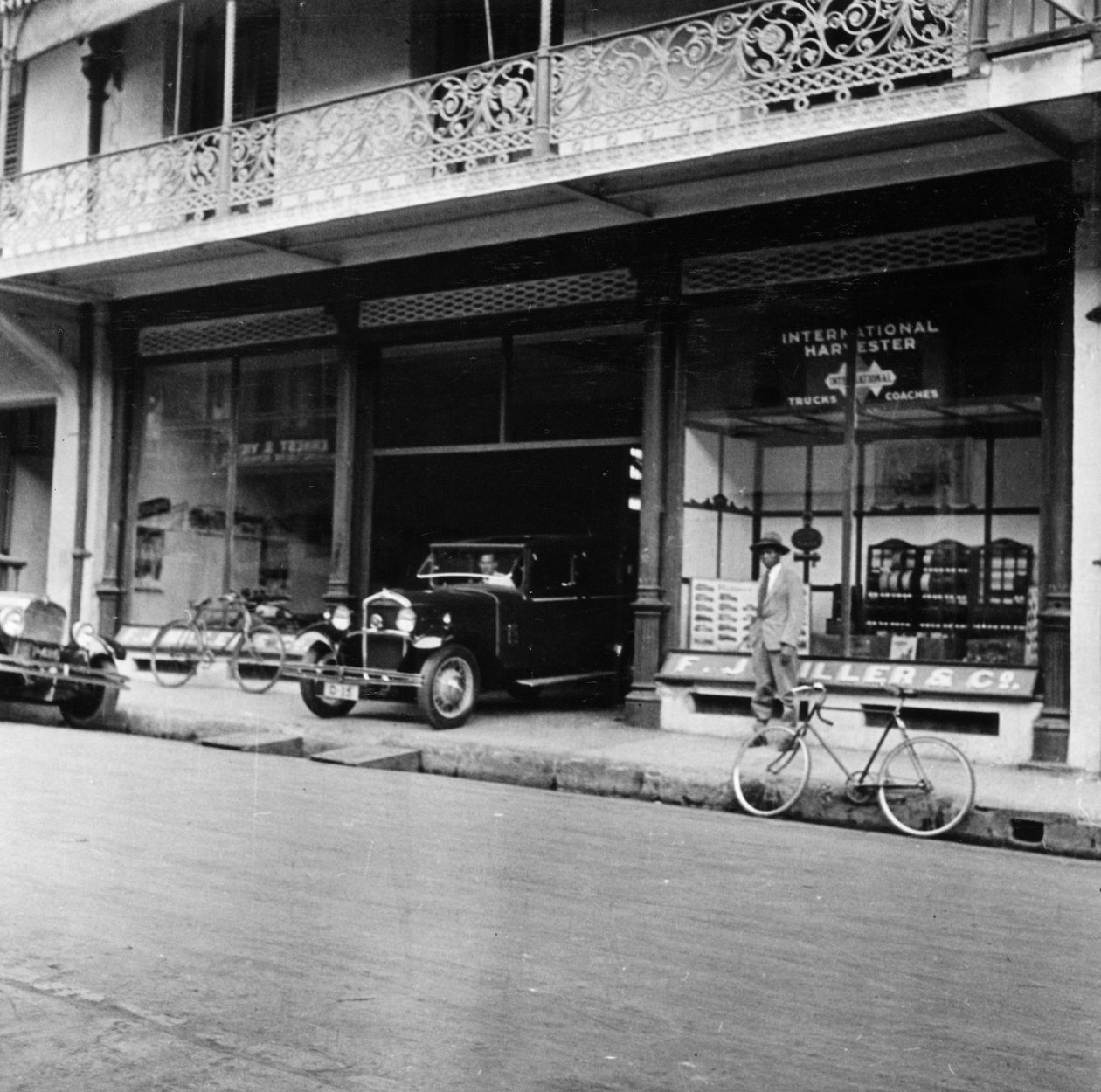 Autosalon Singer, Port of Spain, Trinidad, Trinidad a Tobago, 1931 od Unbekannt