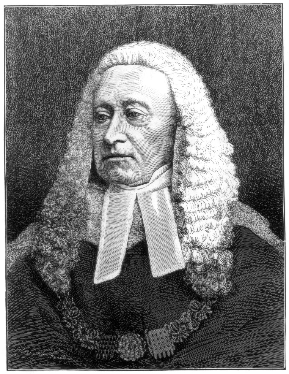 Sir Alexander Cockburn, 12. baronet, lord hlavní soudce Anglie, 1875 od Unbekannt
