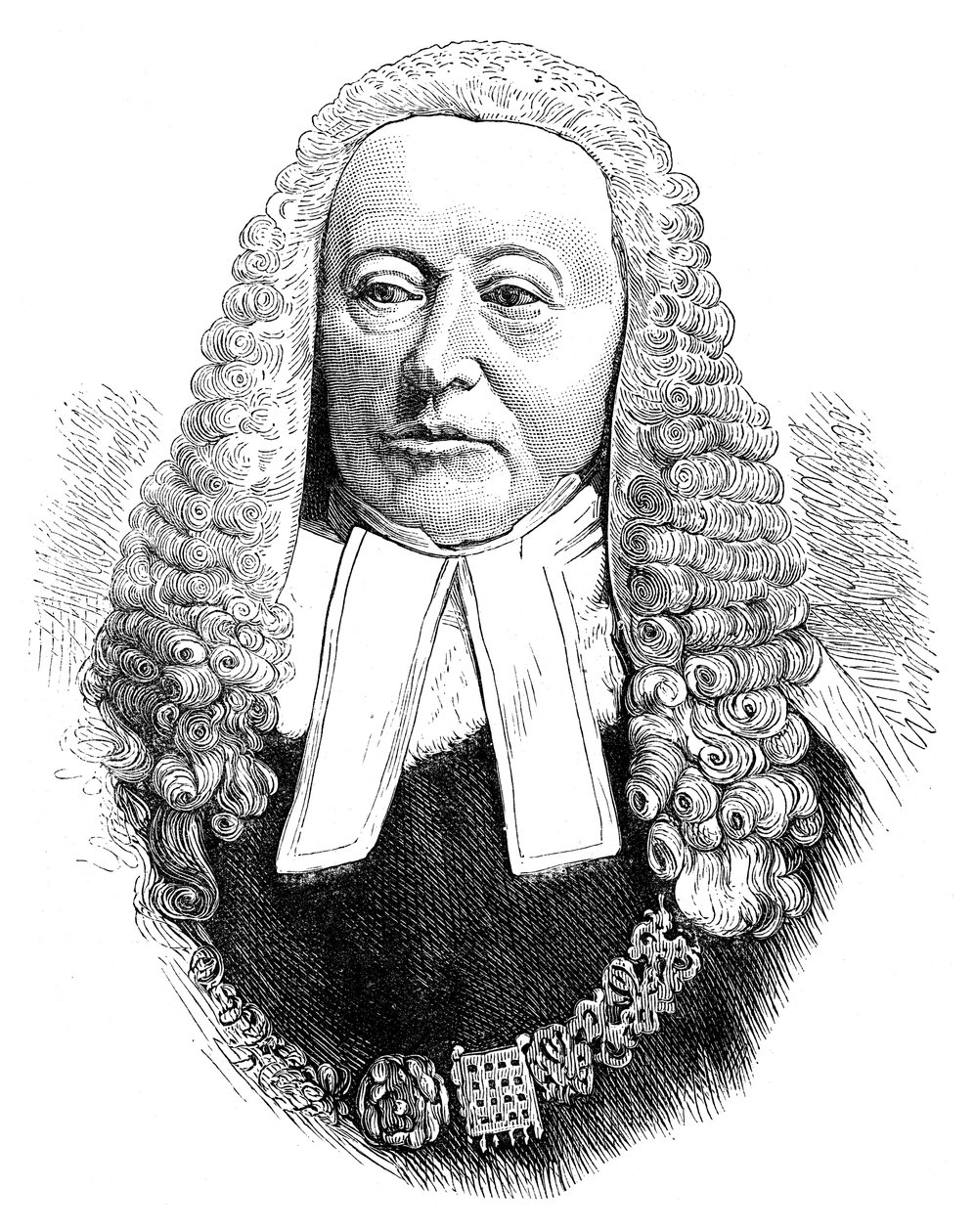 Sir Alexander Cockburn, lord hlavní soudce Anglie, konec 19. století od Unbekannt