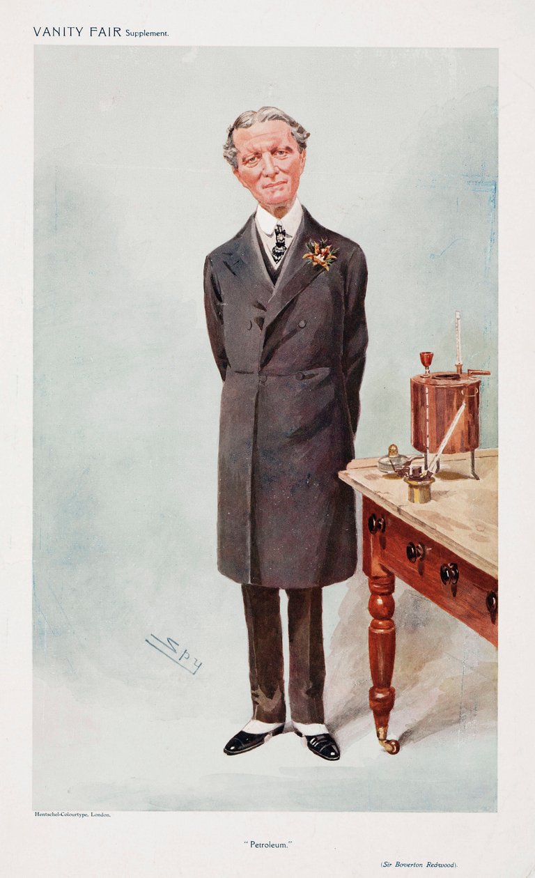 Sir Boverton Redwood, velšský chemik od Unbekannt