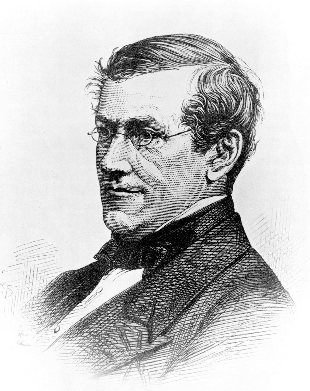 Sir Charles Wheatstone, anglický fyzik, c 1845 od Unbekannt