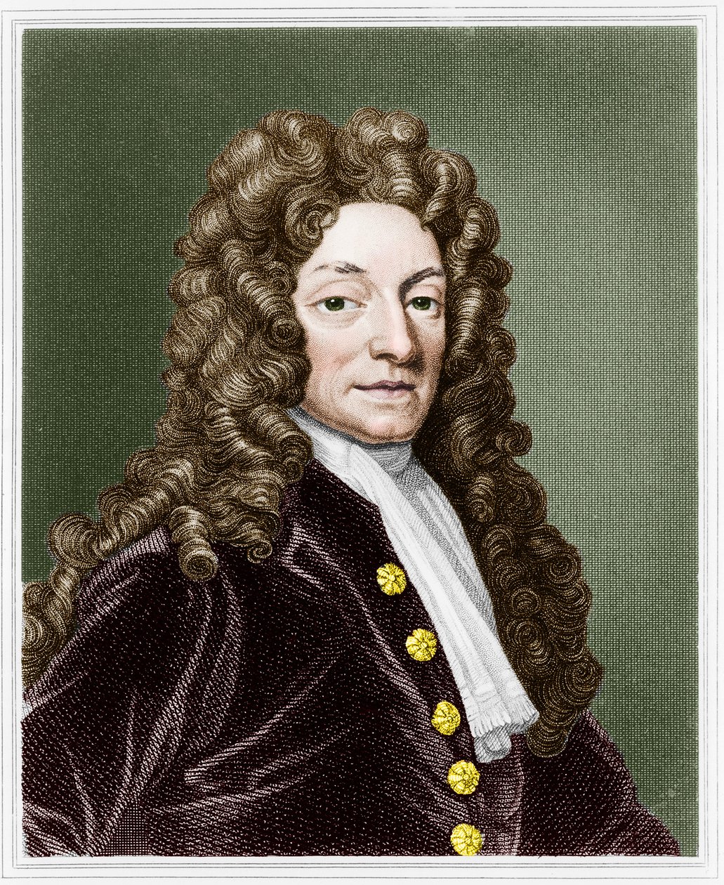 Sir Christopher Wren, anglický architekt, c1680 od Unbekannt