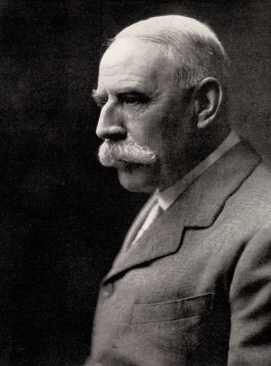 Sir Edward Elgar, 1857-1934, anglický skladatel, začátek 20. století od Unbekannt