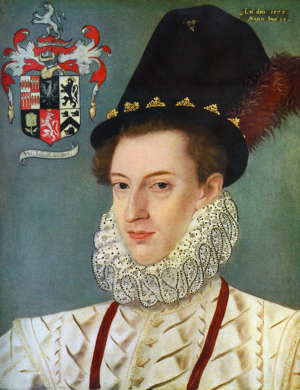 Sir Edward Hoby, 1560-1617 od Unbekannt