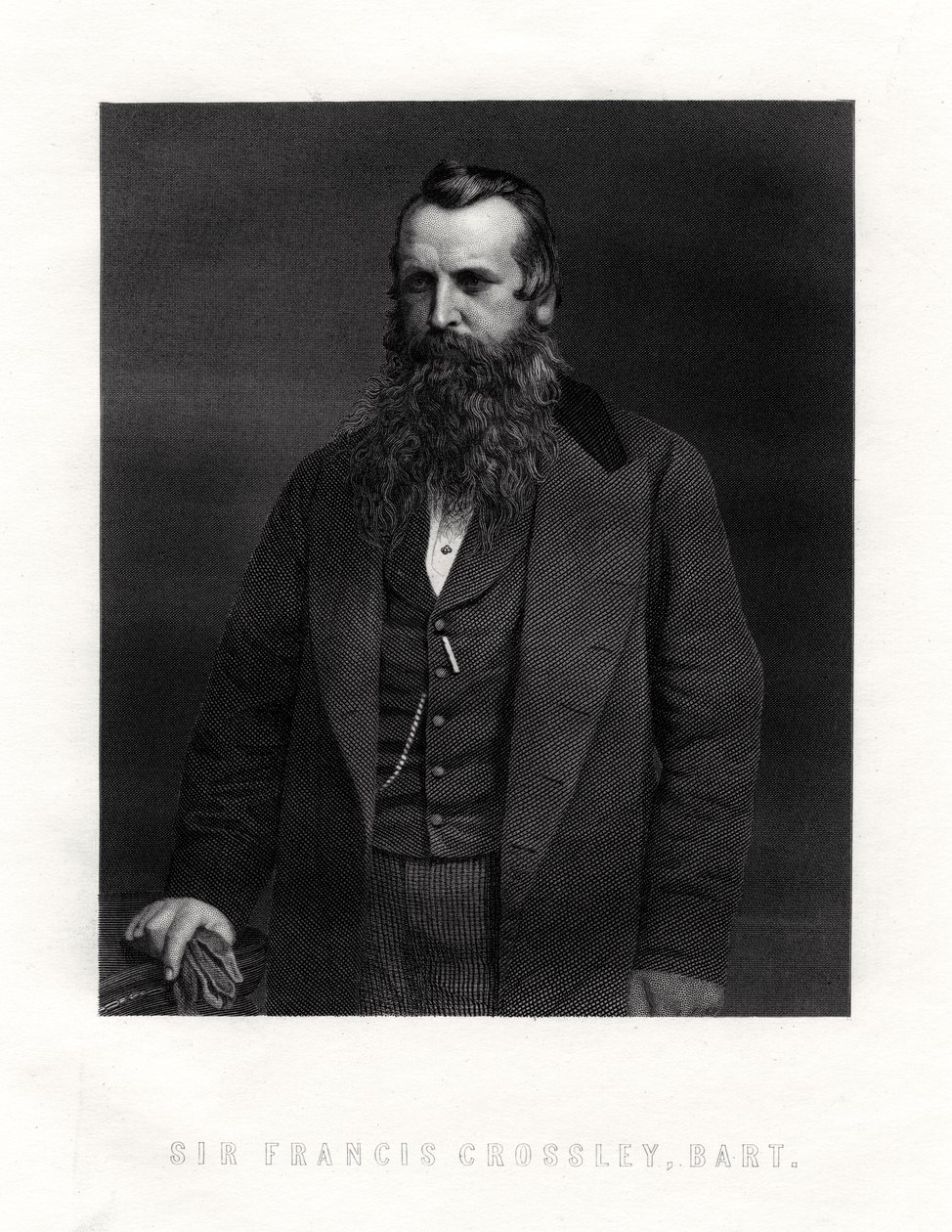 Sir Francis Crossley, anglický výrobce koberců, polovina konce 19. století od Unbekannt