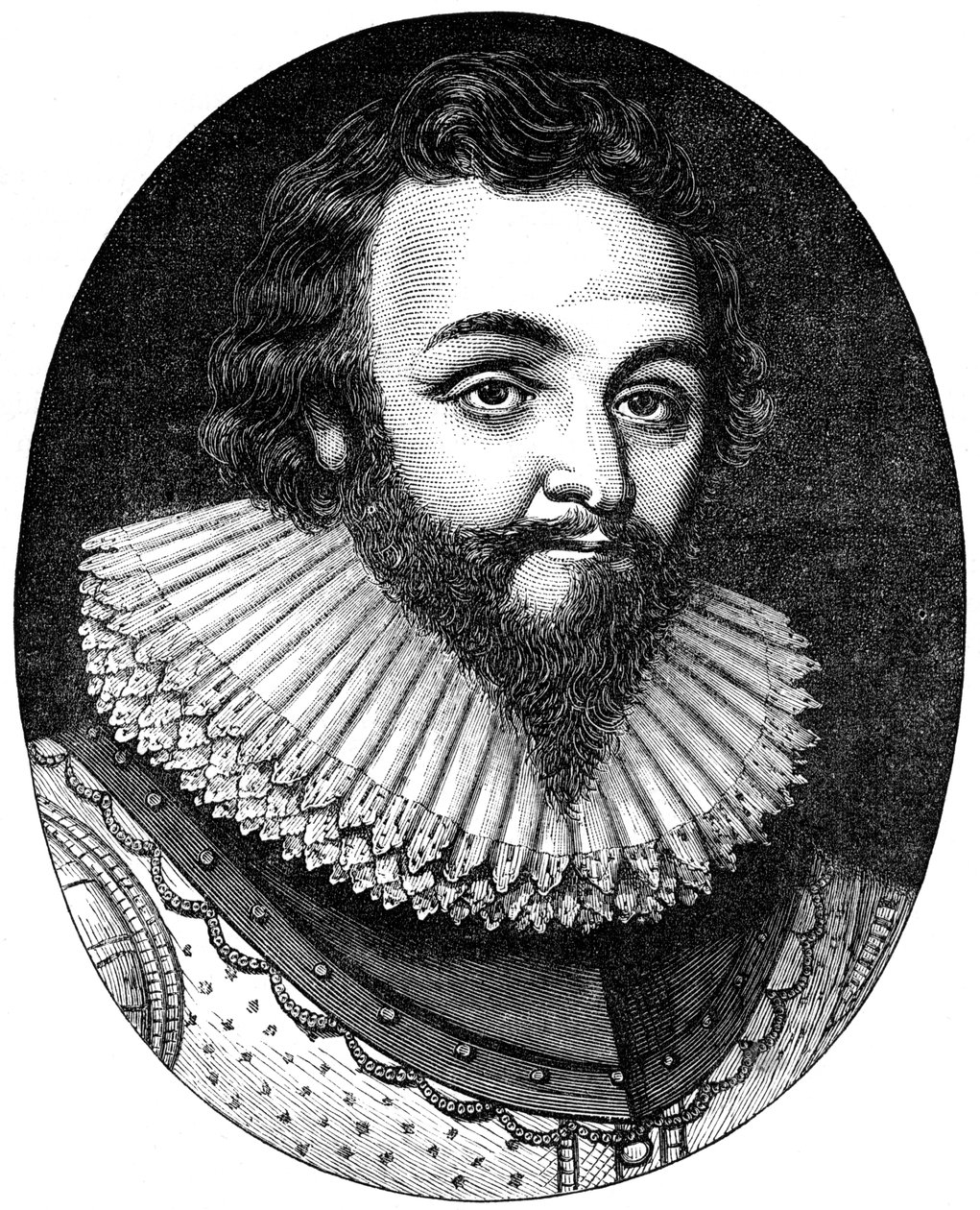 Sir Francis Drake, anglický mořeplavec a lupič ze 16. století, kolem roku 1880 od Unbekannt