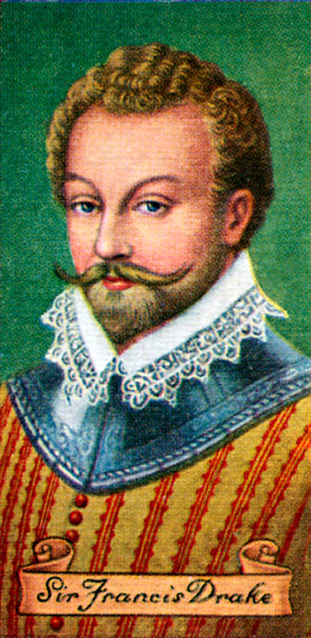 Sir Francis Drake, převzato ze série cigaretových karet, 1935 od Unbekannt