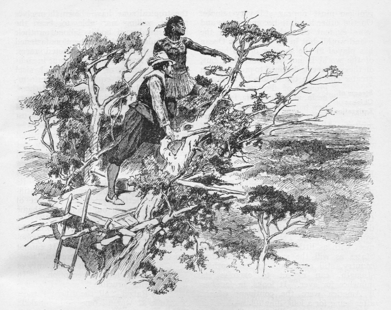 Sir Francis Drakes první pohled na Tichý oceán, 1578-1908 od Unbekannt