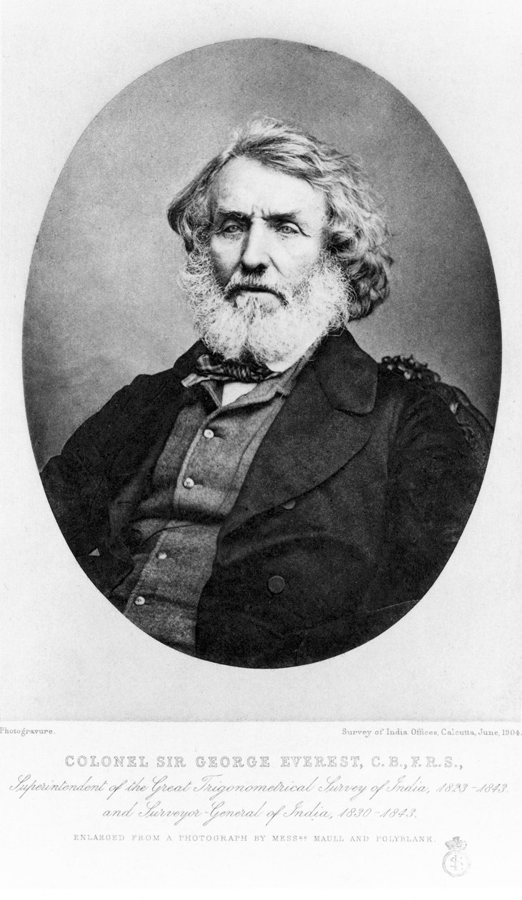 Sir George Everest, vojenský inženýr od Unbekannt