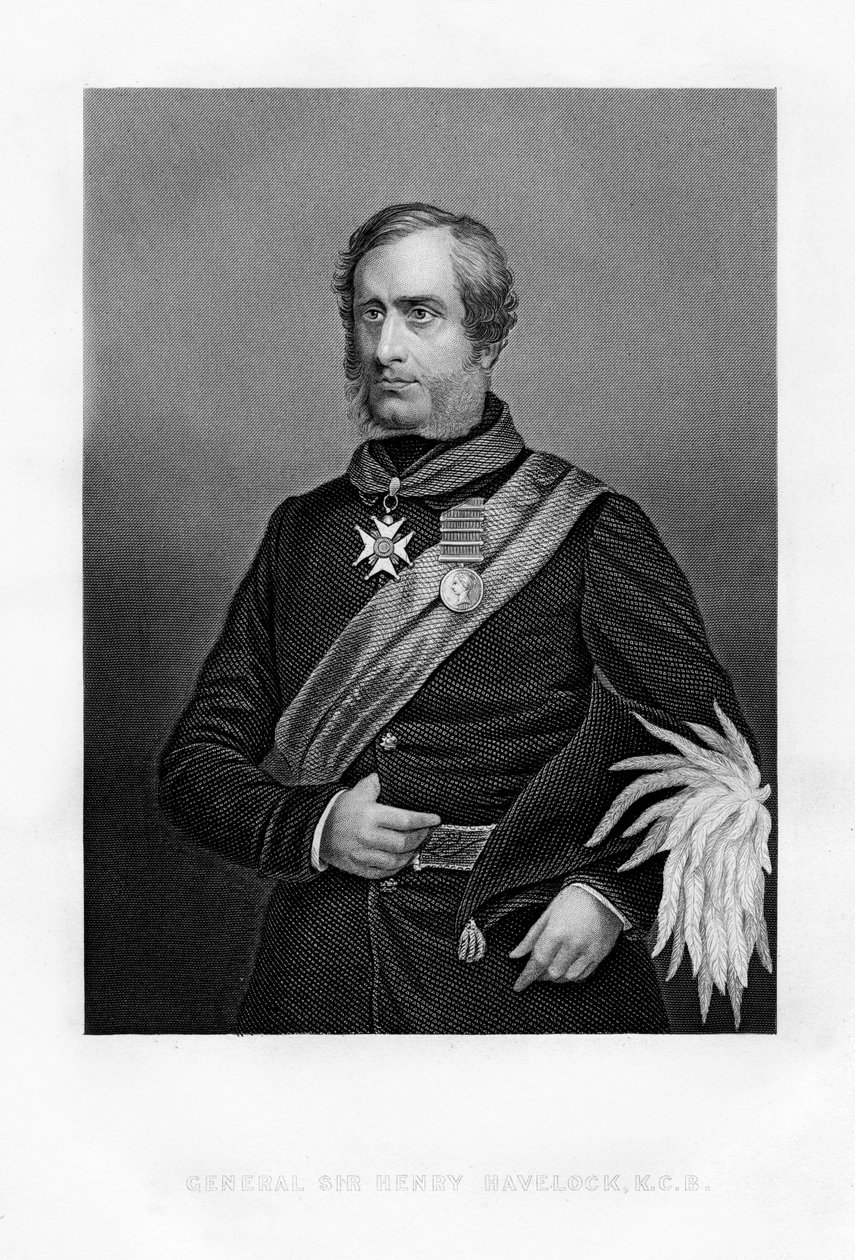 Sir Henry Havelock, britský generál, 19. století od Unbekannt