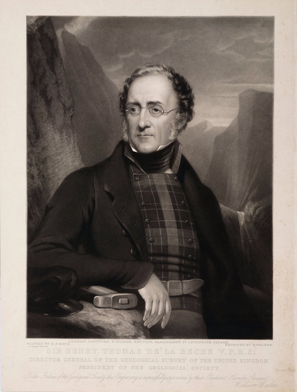 Sir Henry Thomas de la Beche, VPRS, geolog od Unbekannt