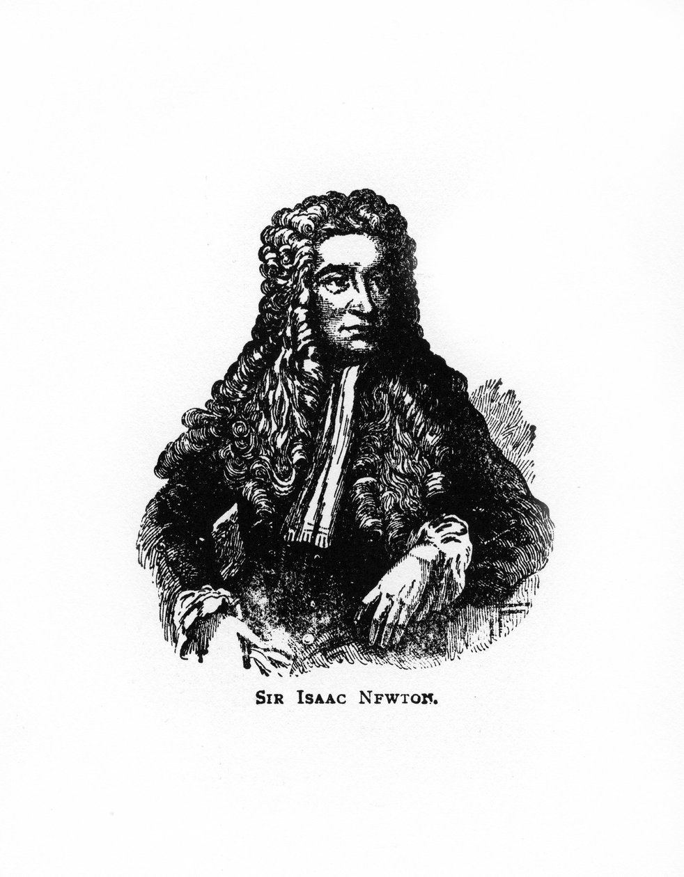 Sir Isaac Newton , anglický matematik, astronom a fyzik, 20. století od Unbekannt