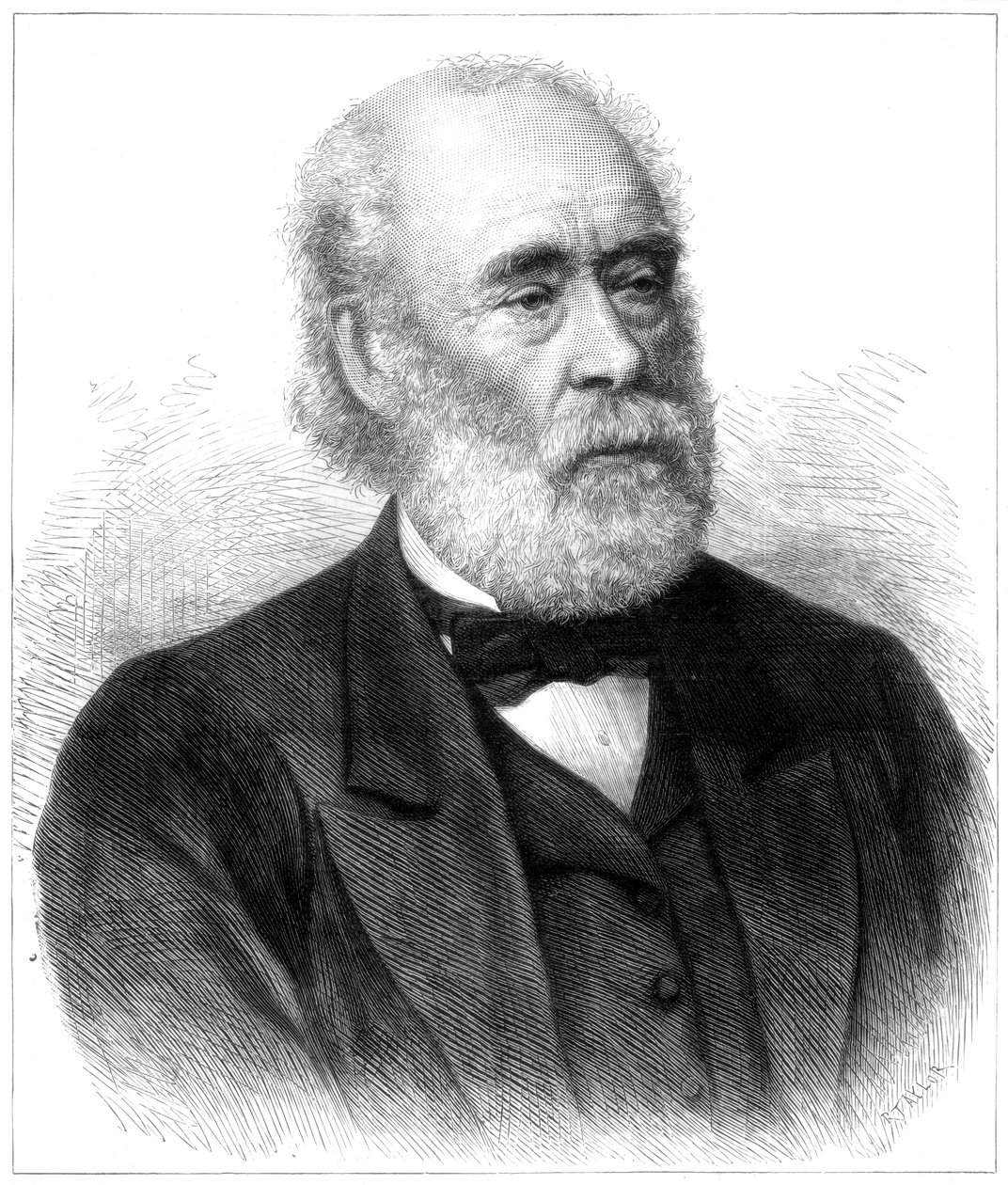 Sir Joseph Whitworth , britský strojní inženýr, 1887 od Unbekannt