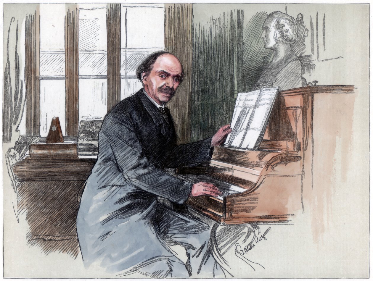 Sir Julius Benedict , hudební skladatel a dirigent, 1884 od Unbekannt